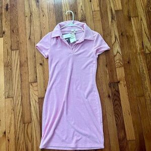 Nordstrom Light Pink Polo Mini Dress